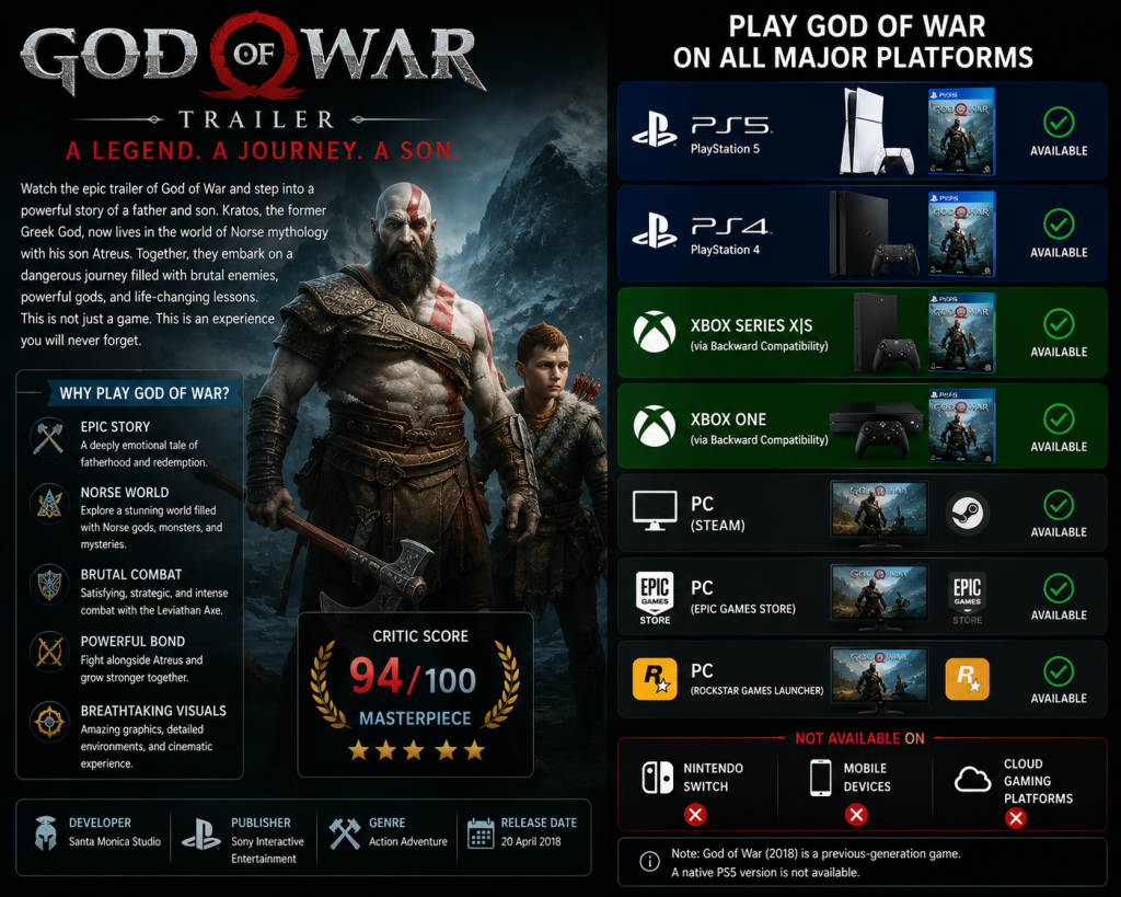 God of War Trailer