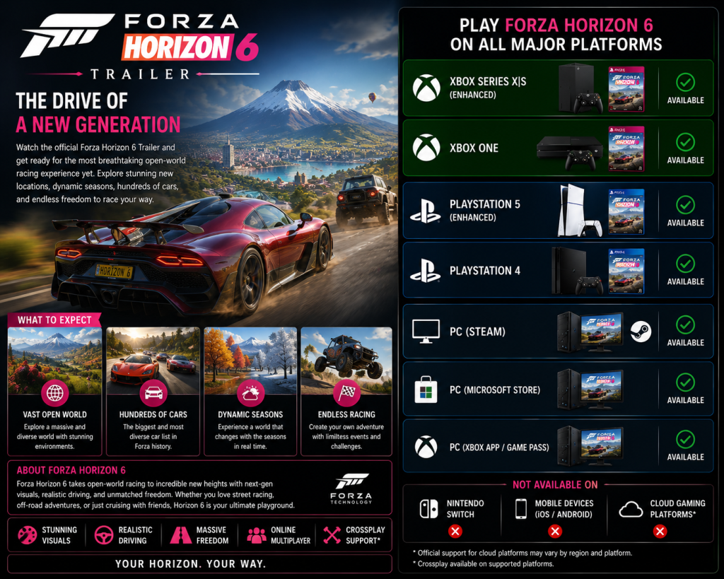 Forza Horizon 6 Trailer